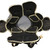 Used Douglas LEGACY FB Shoulder Pads Grey MD 11730-S000066893 View 4