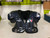 Used PRO GEAR LARGE FB Shoulder Pads Navy Blue LG 11790-S000048551 View 1