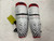 Used Bauer VAPOR LIL ROOKIE Youth Shin Guards White/Black/Red 9 1/2" 11855-S000190350 View 1