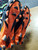 Used Umbro Soccer Cleats Black And Orange Junior 03 11935-S000475604 View 3