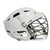 Used Cascade CPVR Lacrosse Helmet White XS 11406-S000106789 View 3