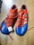 Used Adidas MESSI Soccer Indoor Shoes Navy Blue And Red Senior 7 11935-S000475641 View 1
