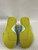Used Basketball Shoes Y Navy Blue And Lime Senior 7 11892-S000022234 View 3