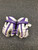 Used Maverik M6 GOAL LAX Goalie Gloves M Purple 13" 11162-S000436025 View 1