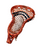 Used STX Mens Lacrosse Head Orange 11613-S000167795 View 1