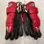 Used Warrior HYPNO Lacrosse Gloves Mens White/Black/Red 13" 11855-S000191034 View 2