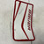 Used Bauer REACTOR 5000 Senior Goalie Blocker White And Red 11855-S000191045 View 1