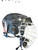 Used CCM FL 40 NOT CERTIFIED Helmet Cage Combo Black One Size 11860-S000298003 View 1
