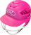 Used Rawlings PINK W/CAGE Batting Helmet w/Mask Pink S/M View 1