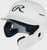 New Rawlings RX2 Matte White Jr Batting Helmet w/ Jaw Guard 11692-RAWR00714204 View 1