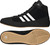 New Adidas HVC 2 Yth 12 BK/WH/GU Wrestling Shoes 11692-64AAQ3327Y12 View 1