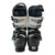 Used Atomic WAYMAKER JR 4 Boys DH Ski Boot Black And White 215 MP - J03 11820-S000046598 View 3