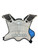 Used Maverik CHARGER Lacrosse Shoulder Pads Black And White SM 11842-S000221805 View 2