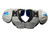 Used Schutt Y FLEX FB Shoulder Pads Grey SM 11760-S000082323 View 2