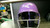 Used Easton ALPHA W MASK Batting Helmet w/Mask Purple SM 11868-S000065759 View 2