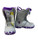 Used Burton GROM BOA Girls Snowboard Boots Grey Junior 01 11835-S000198611 View 2