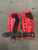 Used Martial Arts Shin Pads Red LG 11614-S000222278 View 1