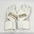 Used Franklin POWERSTRAP ADULT BB/SB Batting Gloves White LG 11805-S000068287 View 1