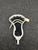 Used STX U Mens Lacrosse Head White 11162-S000437496 View 1