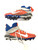 Used Nike LAX Cleats Mens Orange Senior 9.5 11860-C000298812 View 2