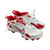 Nike TROUT BB/SB Cleats Red Junior 03 View 2