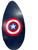 Used CAPTAIN AMERCIA Skim Board Navy Blue 41" 11731-S000148861 View 1