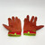 Used Nike HYPERDIAMOND ADULT BB/SB Batting Gloves Red LG 11805-S000068854 View 2