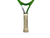Used Wilson US OPEN Adult Squash Racquet Green 3 3/8" View 1