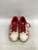 Used Under Armour BASEBALL CLEAT BB/SB Cleats White And Red Junior 01 11851-S000038723 View 1