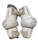 Used Warrior BURN Lacrosse Arm Pads/Guards White LG 11724-S000218361 View 1