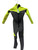 Used Quiksilver Syncro Series GBS 3/2 Junior Full Suit / Wetsuit Neon Green SZ 6 11731-S000149181 View 2