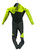 Used Quiksilver Syncro Series GBS 3/2 Junior Full Suit / Wetsuit Neon Green SZ 6 11731-S000149181 View 1