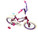 Used Huffy SEASTAR BMX Bike Girls Purple 16" 11479-S000406198 View 2