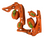 Used Burton CUSTOM RESPONSE 4 MNS 2014 Mens Binding Only Orange LG 11613-S000169605 View 1