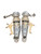 Used All-Star LG30WPRO Catchers Leg Guards Grey Adult 11706-S000365387 View 1