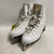 Used AMERICAN Girls Figure Skate White Junior 04 11855-S000192805 View 1