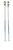 Used Metric Alpha Mens Downhill Ski Poles 130 cm / 52 in Navy Blue, full view View 1