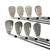 Used Taylormade RAC OS Men's RH Iron Set 3I-PW Stiff Flex Steel Shaft 11506-S000291212 View 5