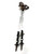 Used Leki ADJ Mens XC Ski Poles White Snow Shoe Pole 11860-S000299546 View 1