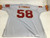 Used Mitchell VINTAGE AUTHENTIC D. THOMAS 58 JERSEY FB Top Adult White Senior 11752-S000071007 View 11