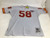 Used Mitchell VINTAGE AUTHENTIC D. THOMAS 58 JERSEY FB Top Adult White Senior 11752-S000071007 View 2