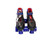 Used Chicago CHICAGO SKATES QUAD Junior Roller Quad Skates Black Junior 02 11479-S000406934 View 1