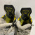 Used CCM TACKS ULTRA Intermediate Hockey Skate White/Black/Yellow Intermediate 4.5 11855-S000193181 View 2