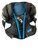 Used STX BLACK/BLUE SHOULDER PADS Lacrosse Shoulder Pads Black MD 11842-S000222789 View 1