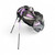 Used Maxfli 9 POCKET Mens Cart Bag Black And Purple 11735-S000354818 View 3