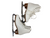 Used Riedell STRIDE 223 MED FIGURE SKATES Girls Figure Skate White Junior 04.5 11613-S000170625 View 1
