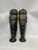 Used All Star BLACK Catchers Leg Guards Black Junior 11871-S000023688 View 1