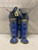 Used All-Star CATCHER SHINS LGADV912 Catchers Leg Guards Royal Blue Youth 11490-S000266738 View 1