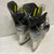 Used Bauer VAPOR 3X Junior Hockey Skate White/Black/Yellow Junior 03 11855-S000193550 View 4