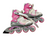 Used Bladerunner PHOENIX Junior Aggressive Skates Pink Adjustable 11866-S000030417 View 2
